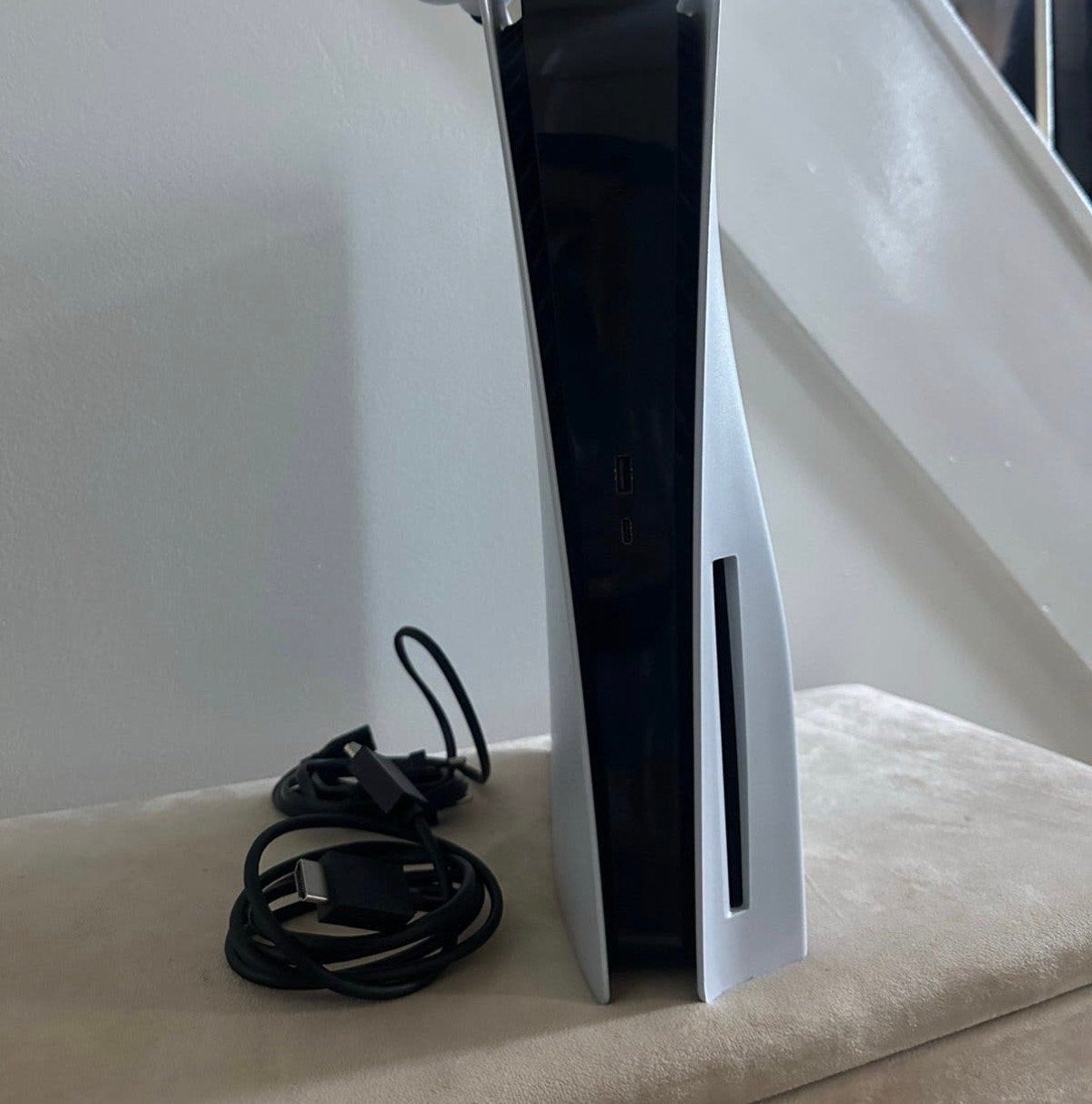 PlayStation 5 Disc Editie met kabels en 1 controller, Ophalen of Verzenden, Zo goed als nieuw, Playstation 5