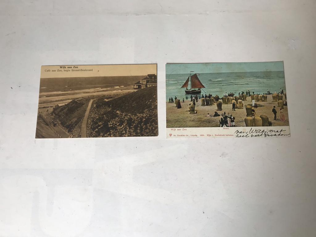 2 ansichtkaarten Wijk aan Zee., Ophalen of Verzenden, Voor 1920, Noord-Holland