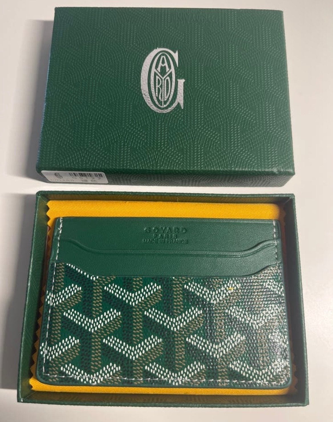 Luxe Groene kaarthouder - nieuw, Overige merken, Verzenden, Nieuw, Leer