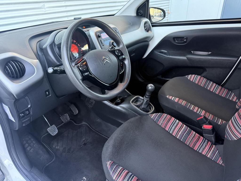 Citroen C1 1.0 e-VTi Selection Cruise Led Airco 5 Drs NL Aut, Auto's, Voorwielaandrijving, Stof, Gebruikt, Met garantie (alle)