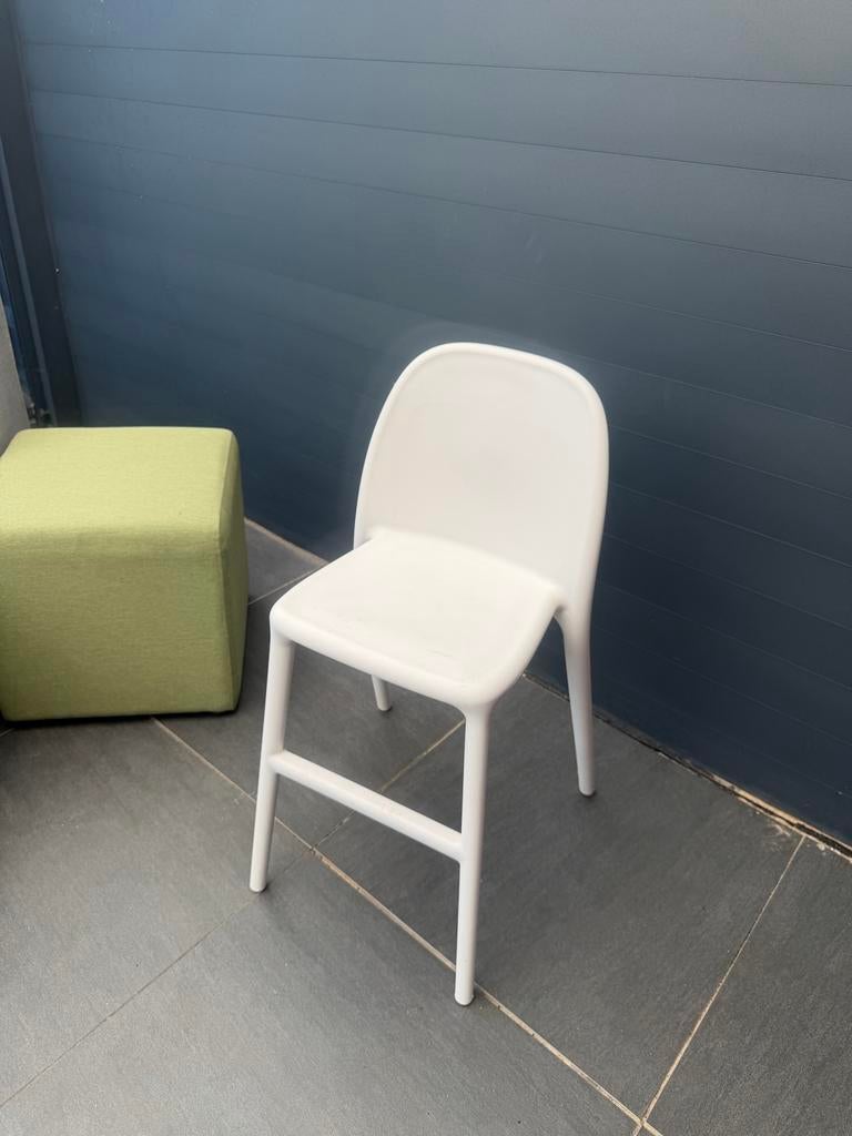 IKEA Urban junior kinderstoel wit kunststof, Ophalen, Gebruikt, Overige typen