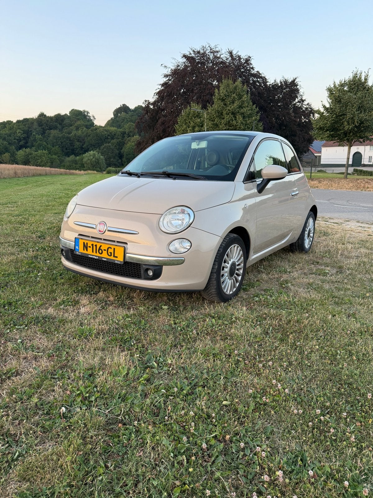 Fiat 500 1.2 C 2012 Bruin, Voorwielaandrijving, 1242 cc, 4 cilinders, Handgeschakeld
