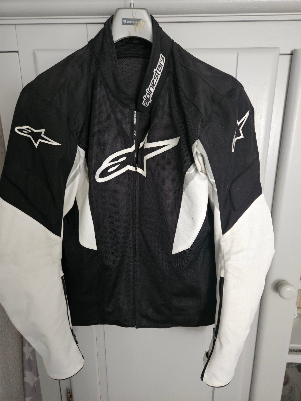 Alpinestars Heren Doorwaai Jas - Zwart/Wit, Maat 2XL, Jas | textiel, Heren, Ophalen of Verzenden, Alpinestars