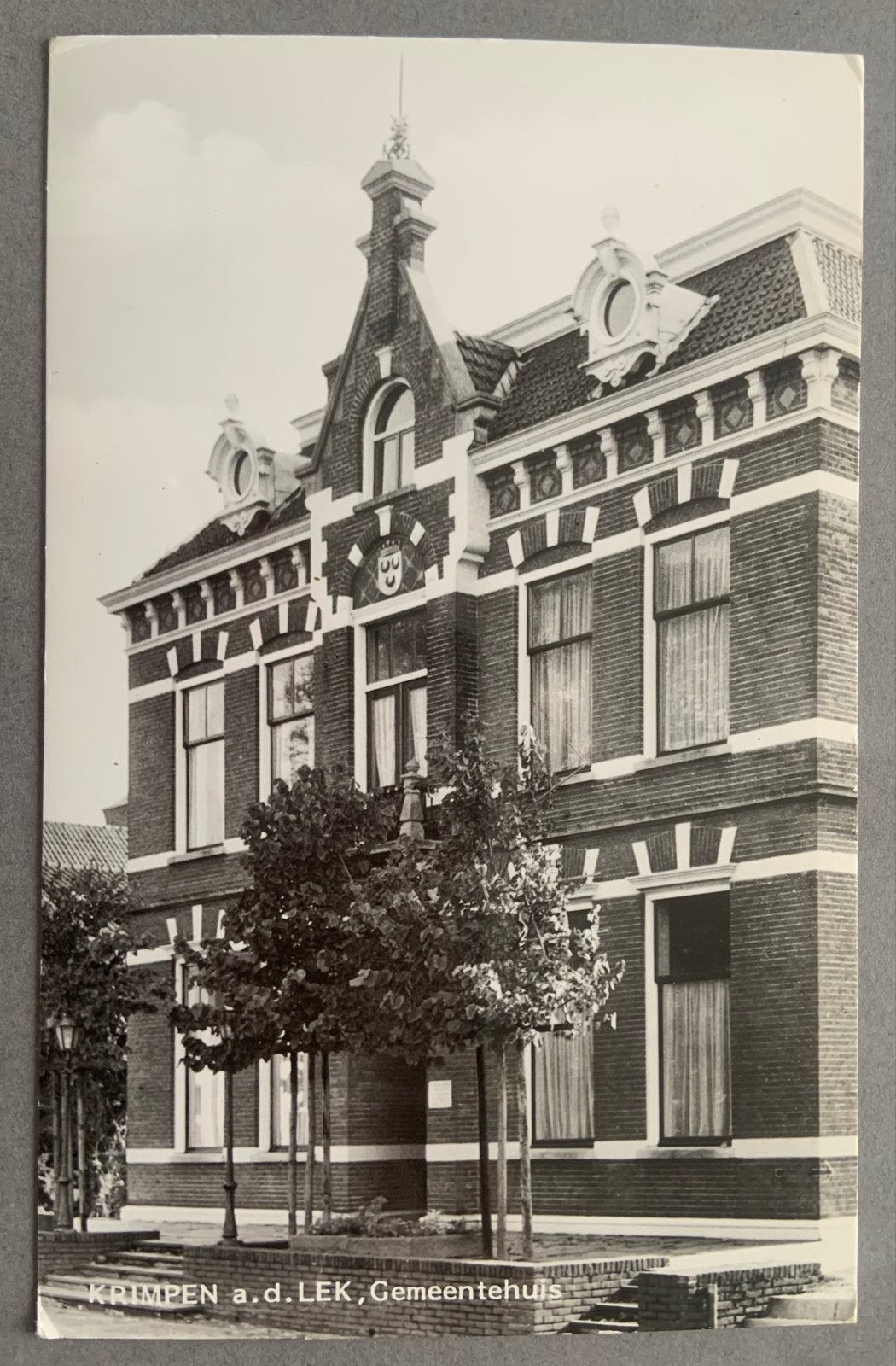 Gemeentehuis Krimpen a/d Lek, Verzenden, 1920 tot 1940, Ongelopen, Zuid-Holland