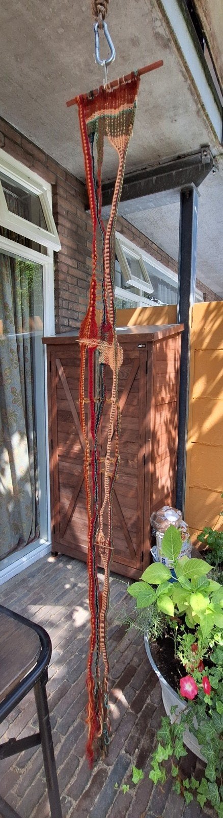 Uniek handgeweven wandkleed uit de jaren '70, Ophalen of Verzenden