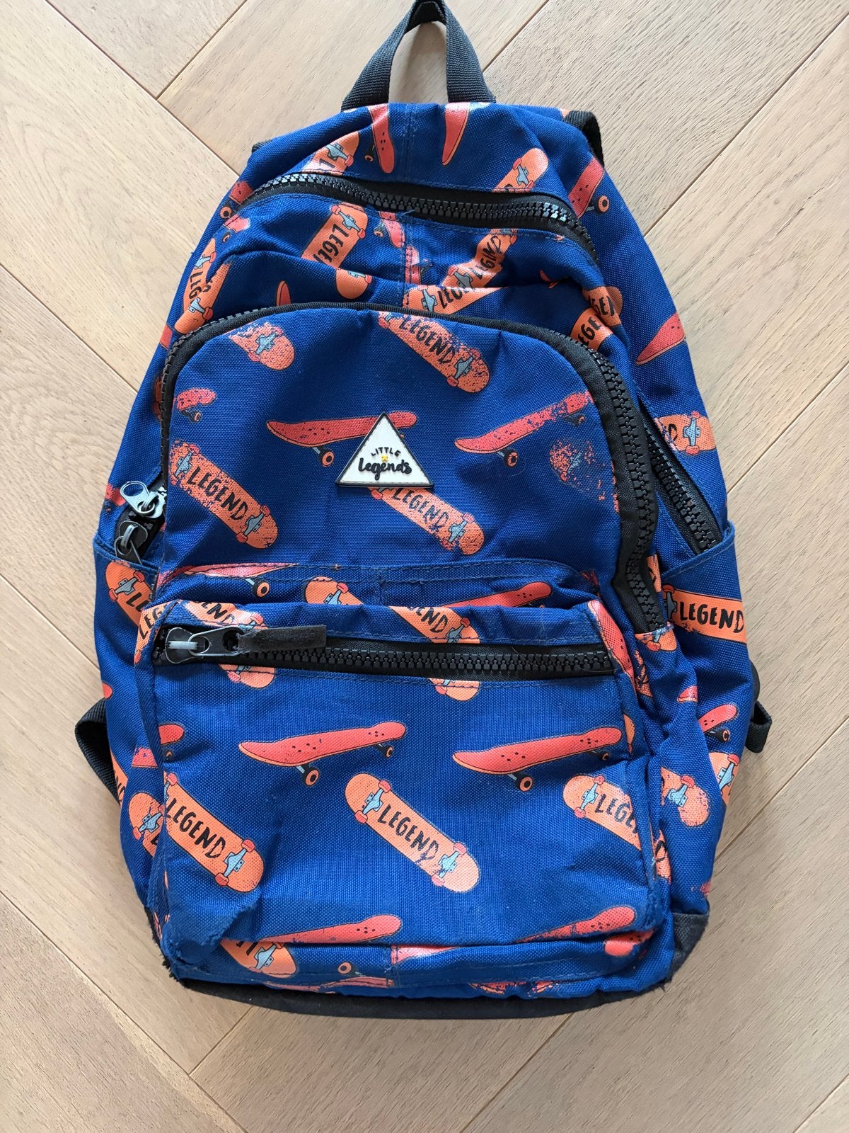 Little Legends Rugzak met Skateboard Print, Gebruikt, Ophalen of Verzenden, 30 tot 40 cm, Minder dan 30 cm