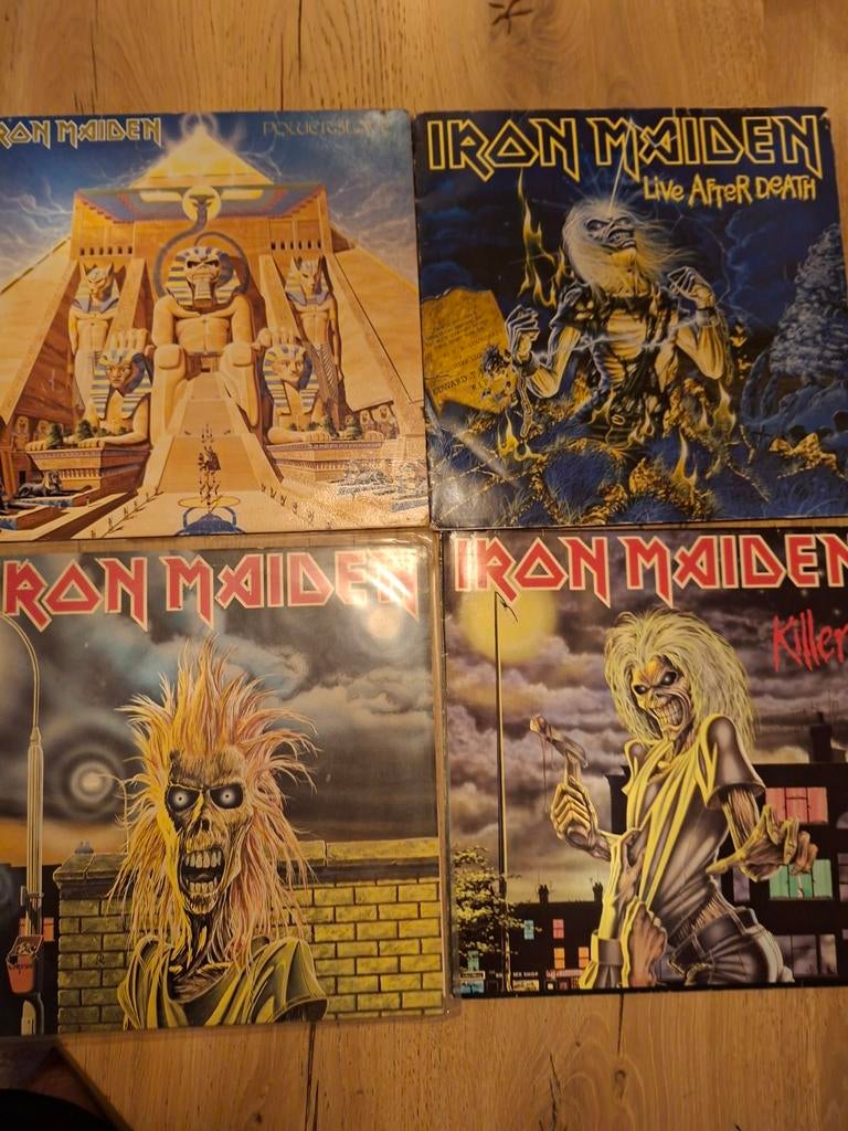 Lot of 11 iron maiden albums and 2 singles, Ophalen of Verzenden, Zo goed als nieuw, 12 inch