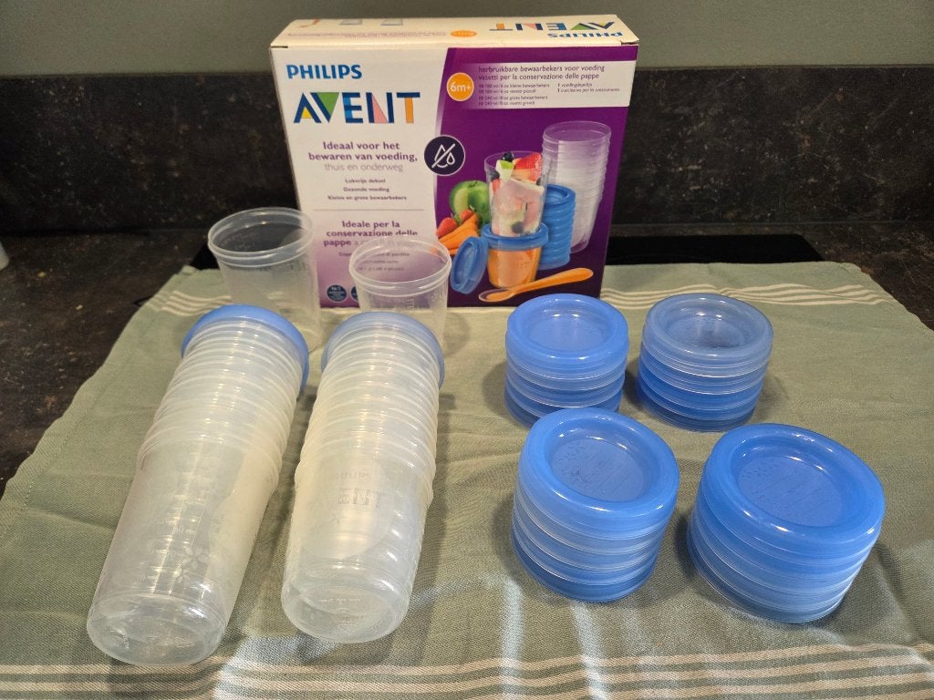 Bewaarbakjes, Ophalen of Verzenden, Gebruikt, Overige typen, Philips Avent