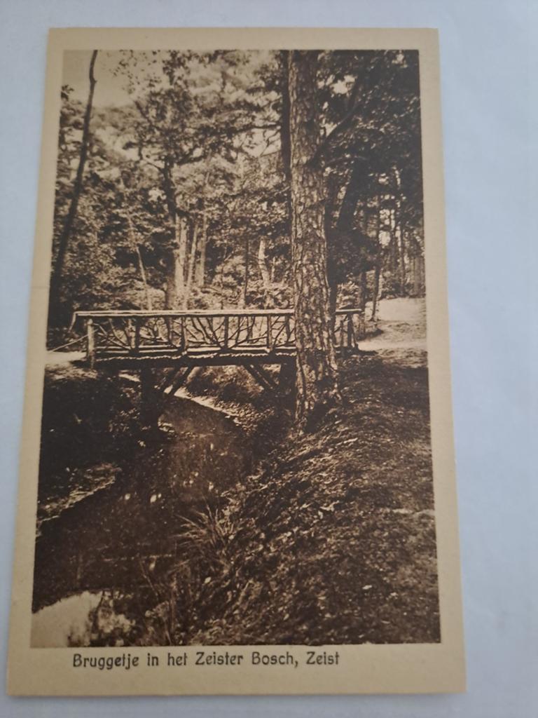 Zeist,  bruggetje in het Zeister bos, Ophalen of Verzenden, Utrecht