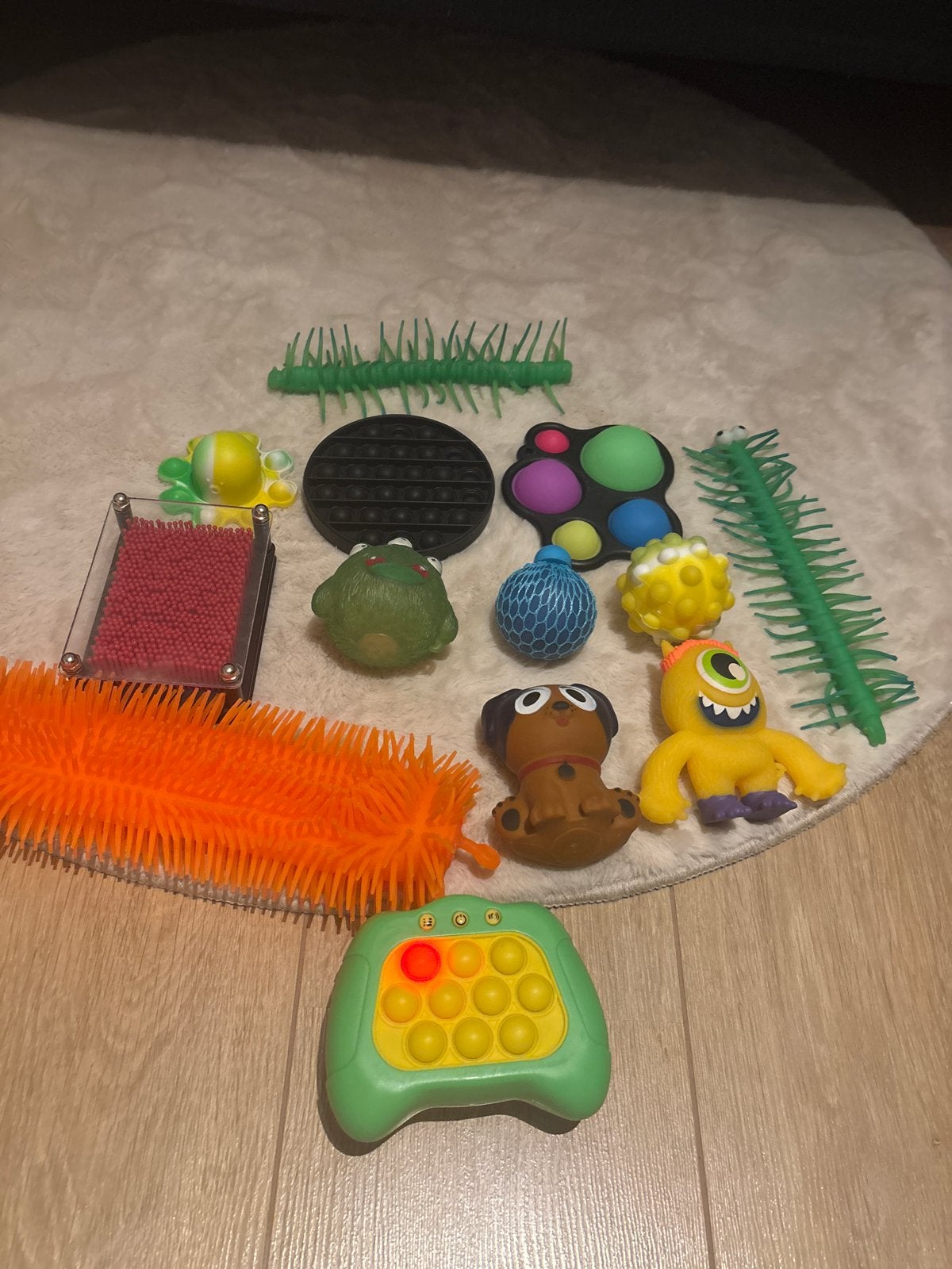 Grote set fidget toys: Pop-its, wormen, pin art en meer, Ophalen, Gebruikt, Jongen of Meisje