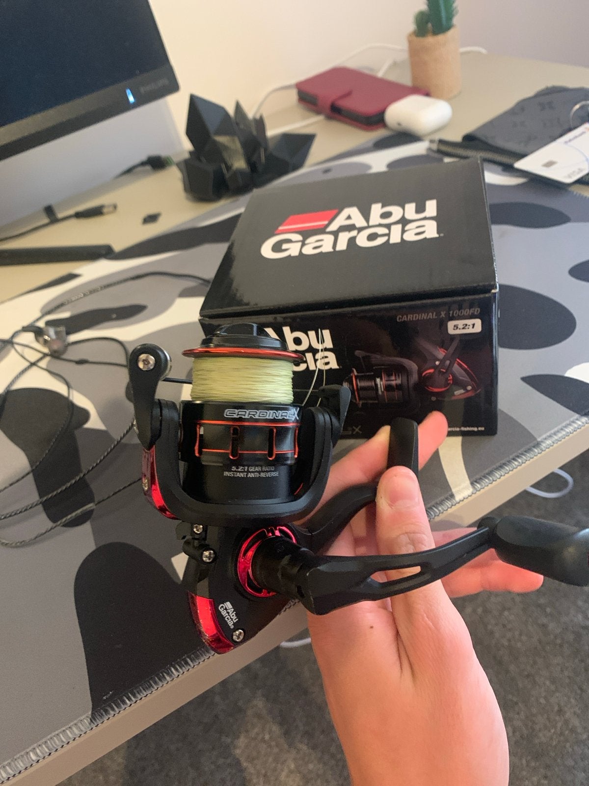 Abu Garcia Cardinal X 1000FD spinmolen voor roofvis, Watersport en Boten, Ophalen of Verzenden, Zo goed als nieuw, Molen