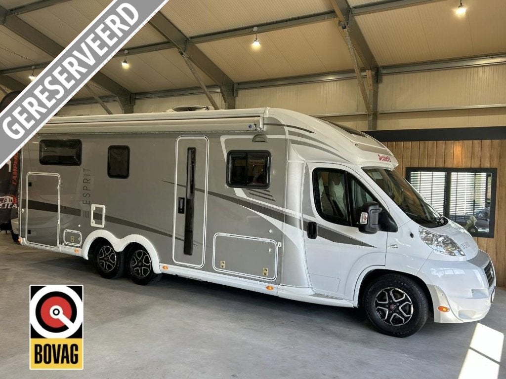 Dethleffs ESPRIT H7910 2X AIRCO Fiat Ducato 160PK, Caravans en Kamperen, Campers, Fiat, Vloeistofverwarming, Bedrijf, Tot en met 3