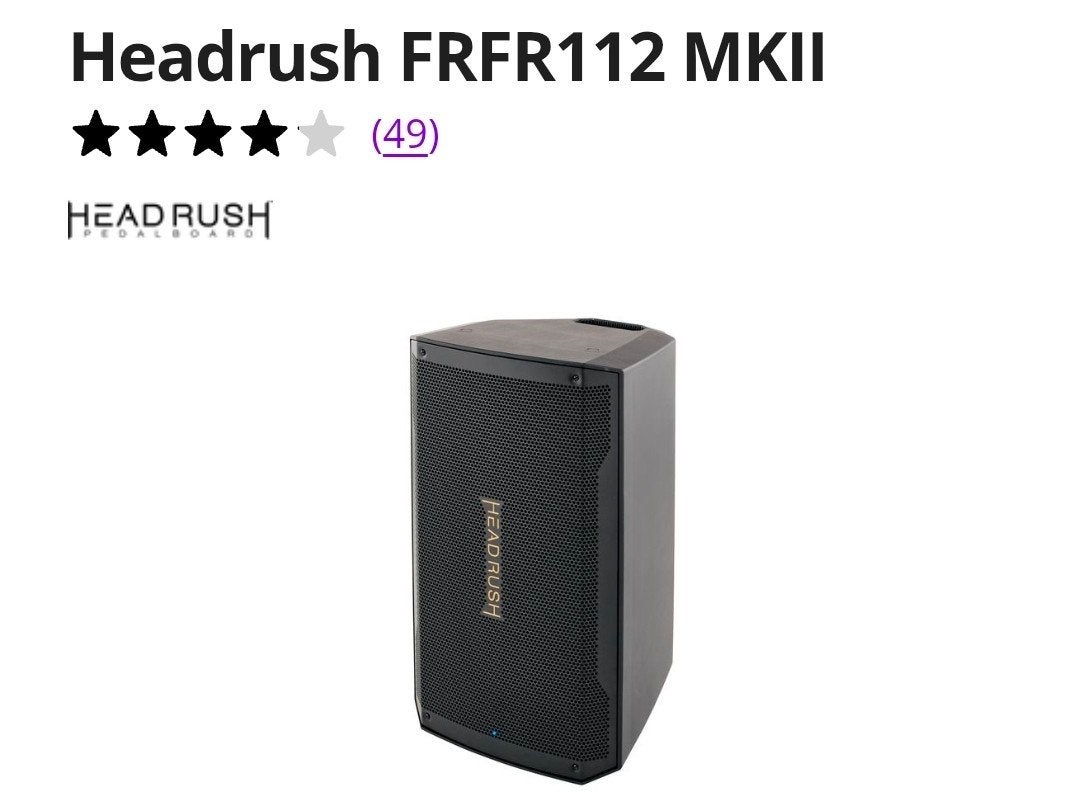Headrush FRFR112. 3 maanden oud incl hoes + garantie, Ophalen, Zo goed als nieuw