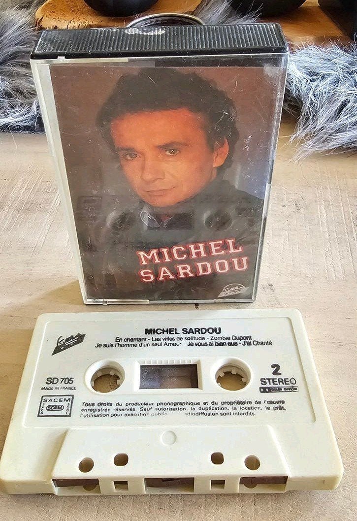 Michel Sardou - Compilatie cassettebandje, Gebruikt, 1 bandje, Ophalen of Verzenden, Origineel