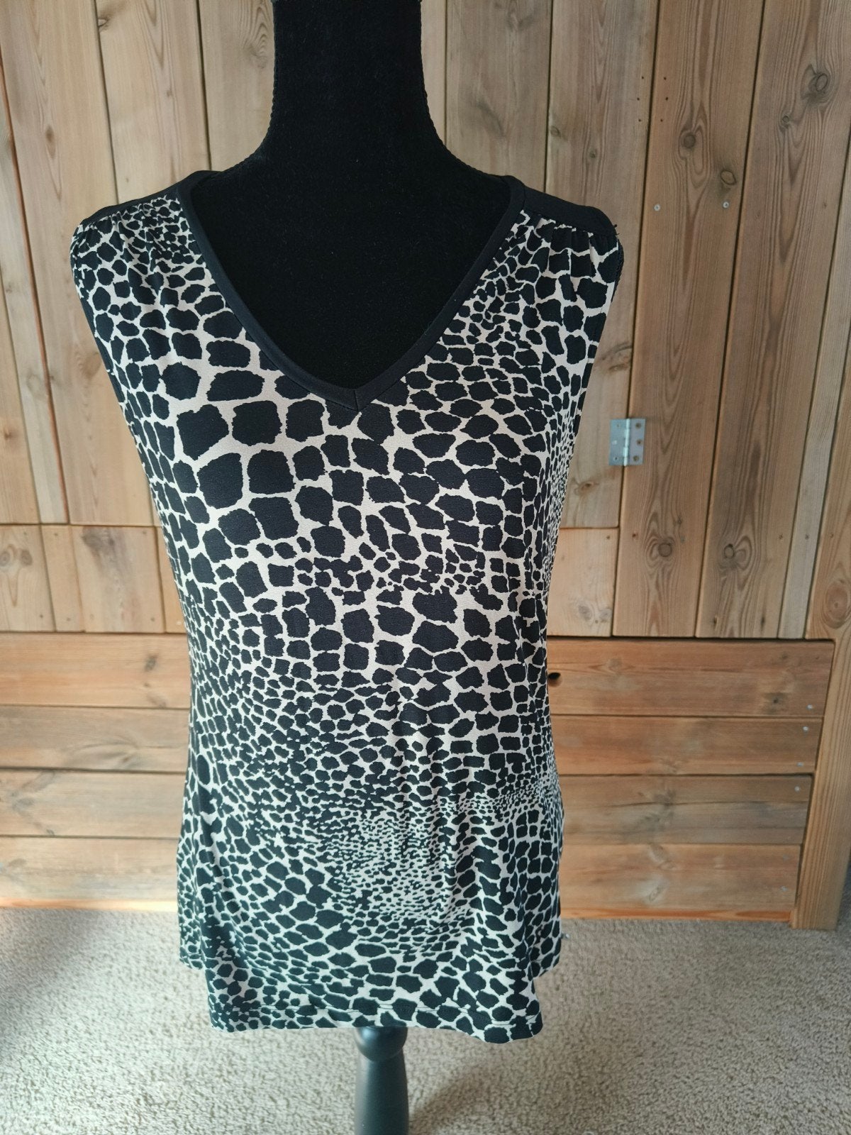Tramontana mouwloze top met dierenprint, maat S, Tramontana, Zwart, Ophalen of Verzenden, Zo goed als nieuw