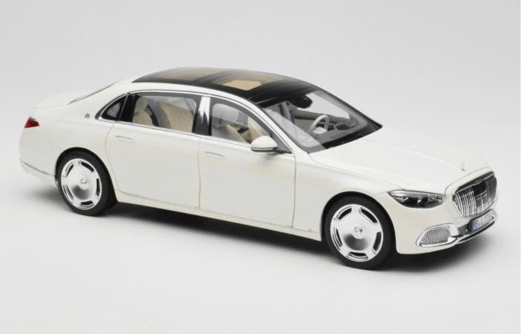 Mercedes Maybach S 680 4MATIC 2021 Wit 1/18 NOREV ref 183918, Hobby en Vrije tijd, Modelauto's | 1:18, Verzenden, Nieuw, Auto