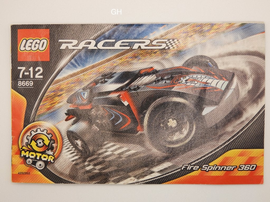 Lego 8669 Fire Spinner, Kinderen en Baby's, Speelgoed | Duplo en Lego, Gebruikt, Lego, Compleet, Ophalen of Verzenden
