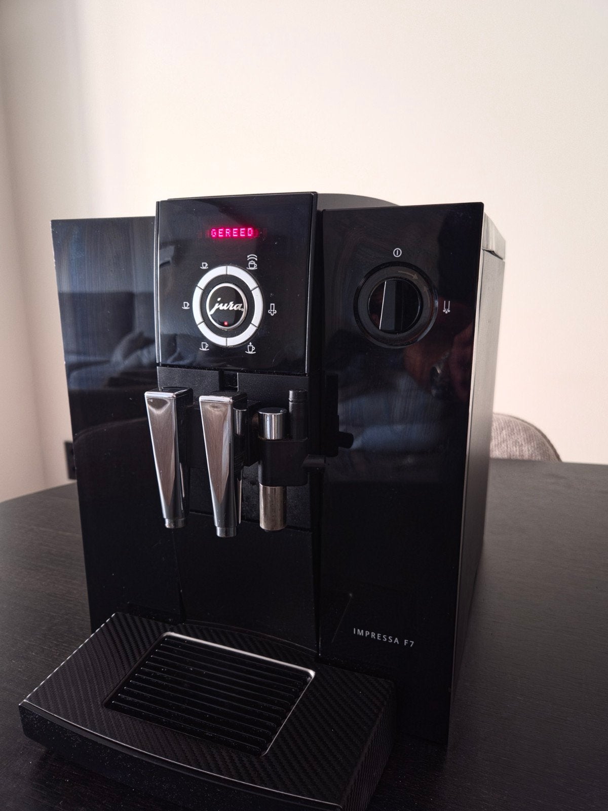 Jura F7 met Garantie en Onderhoudsbeurt, Afneembaar waterreservoir, 10 kopjes of meer, Koffiemachine, Ophalen of Verzenden