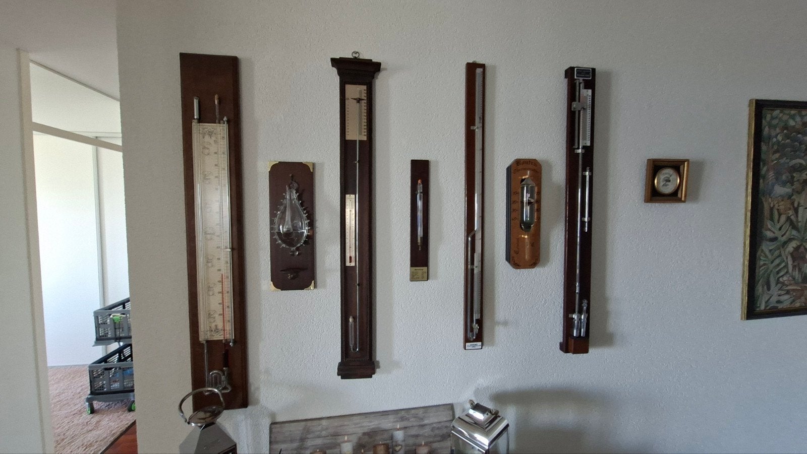 Mooie collectie antieke barometers, Ophalen, Gebruikt, Barometer