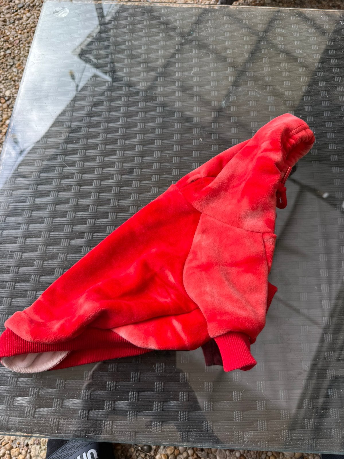 Spark Paws honden hoodie rood maat M – zachte velours trui, Ophalen of Verzenden, Zo goed als nieuw