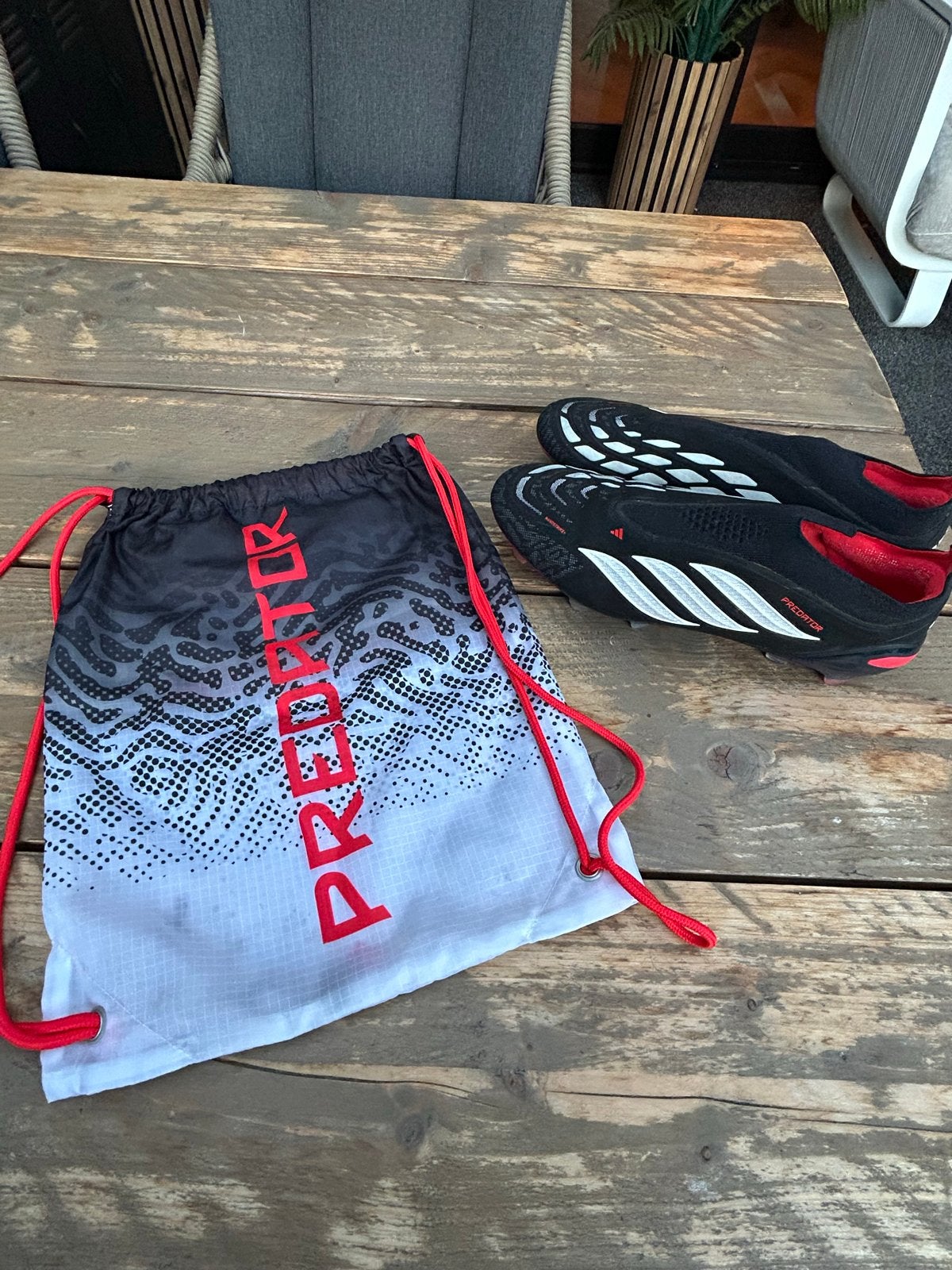Adidas Predator Elite Laceless voetbalschoenen met zakje, Ophalen of Verzenden, Zo goed als nieuw, Schoenen