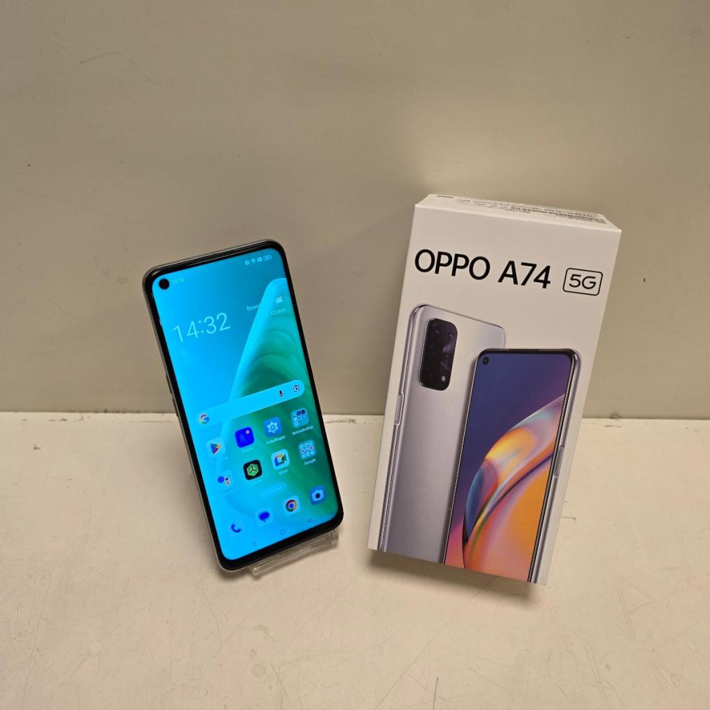 Oppo A74 5G |  | Zilver | A-Grade (838543), United Retail BV, Info@naw.nl, Huizermaatweg 480, 1276 LM Huizen