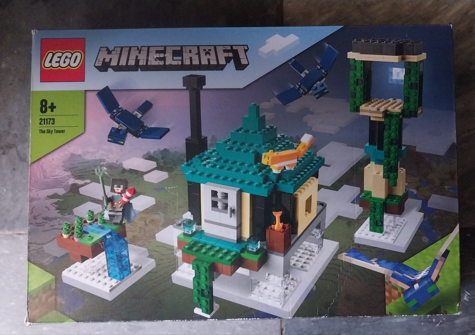 LEGO Minecraft 21173 The Sky Tower - Compleet met doos, Compleet, Minecraft, Lego, Ophalen of Verzenden