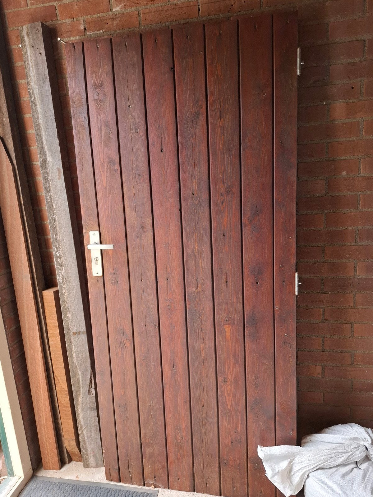 Deur voor schutting/tuinhuis, Tuin en Terras, Ophalen, Minder dan 3 meter, Hout, 1 tot 2 meter