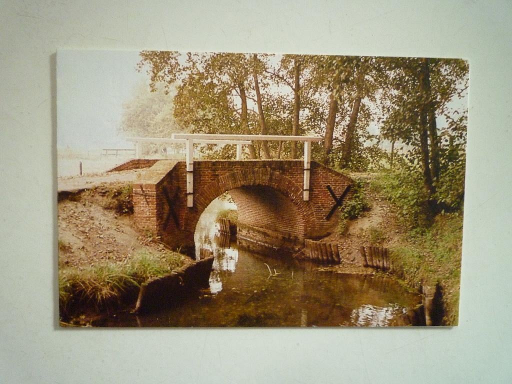 Bruggetje over de uitmonding Driebergse Meer te Odijk, Ophalen of Verzenden, Voor 1920, Noord-Brabant