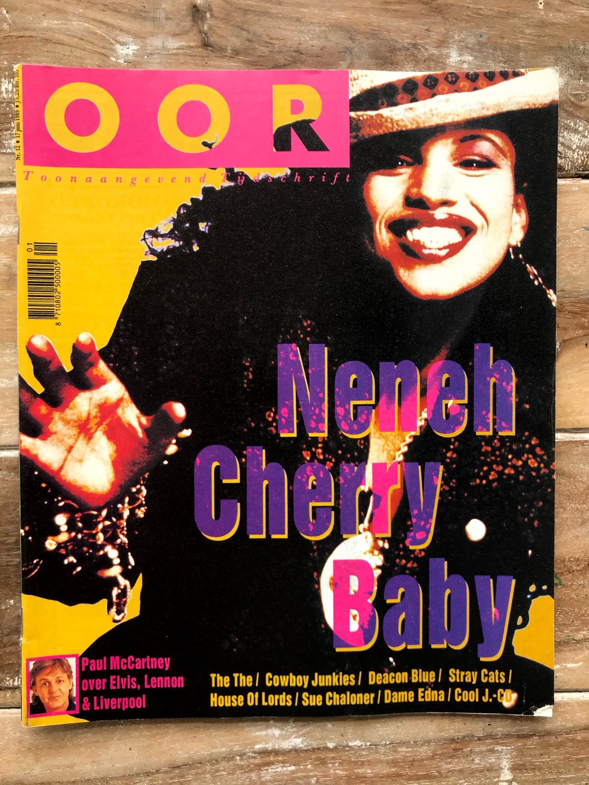 OOR Magazine 1989 DEACON BLUE Cowboy Junkies STRAY CATS, Ophalen of Verzenden, Zo goed als nieuw, Muziek, Film of Tv