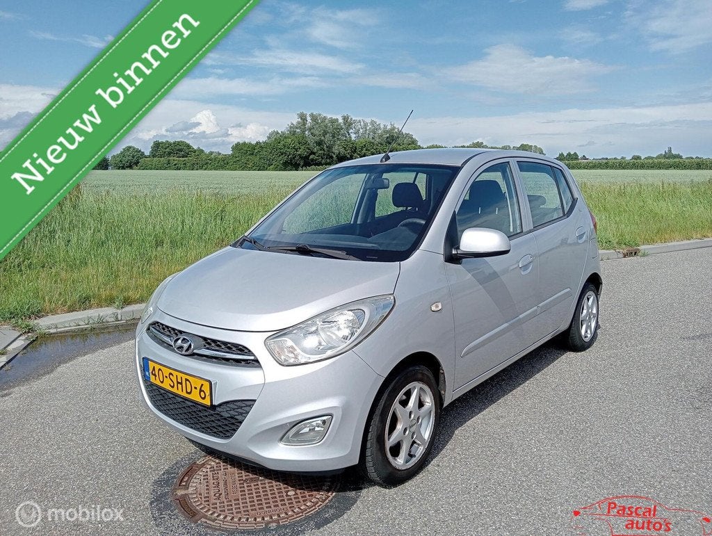 Hyundai i10 1.1 i-Motion lm velgen airco nap, Auto's, Hyundai, Euro 5, Stof, Gebruikt, 4 cilinders
