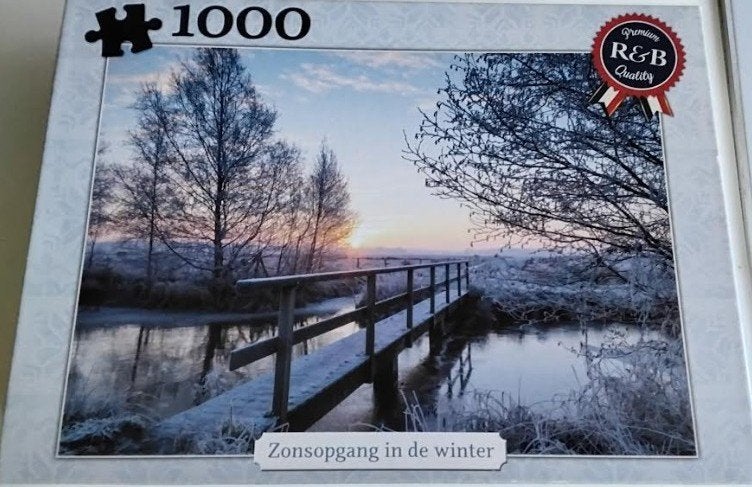 Winterochtendzon, Ophalen, 500 t/m 1500 stukjes, Zo goed als nieuw, Legpuzzel