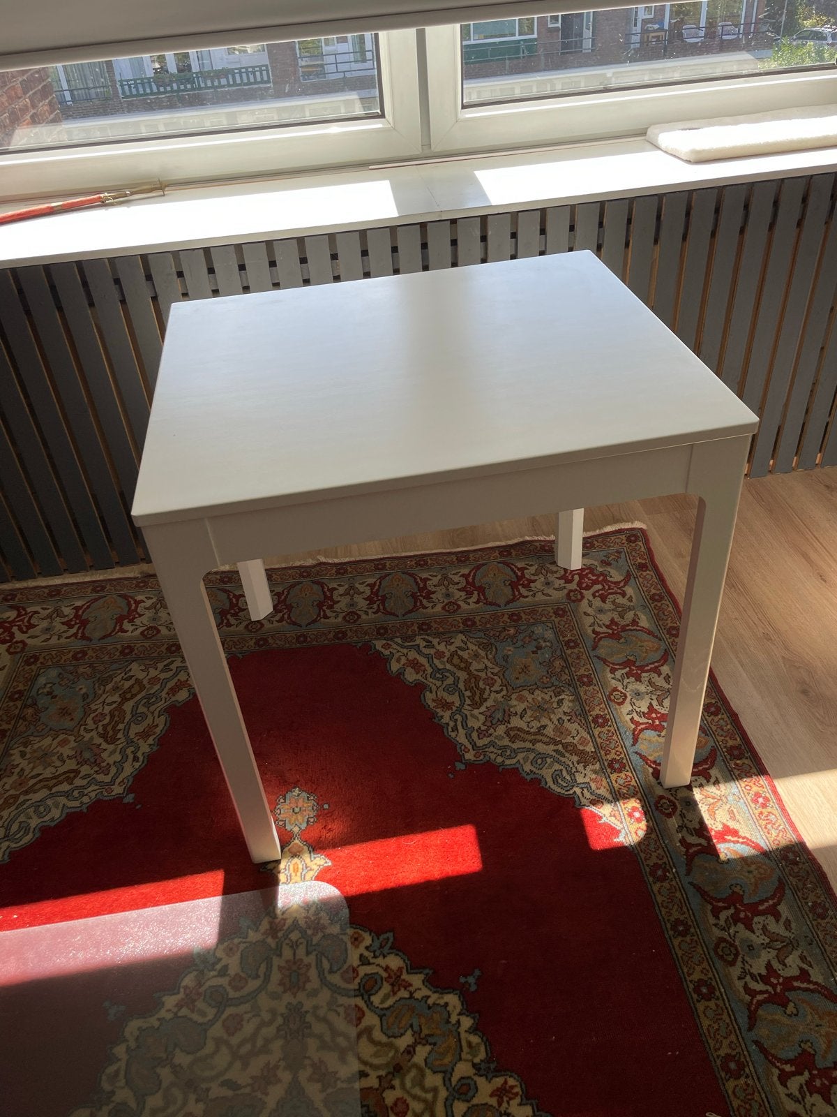 IKEA EKEDALEN uitschuifbare tafel, wit, Huis en Inrichting, Tafels | Eettafels, Ophalen, 100 tot 150 cm, 50 tot 100 cm, Zo goed als nieuw