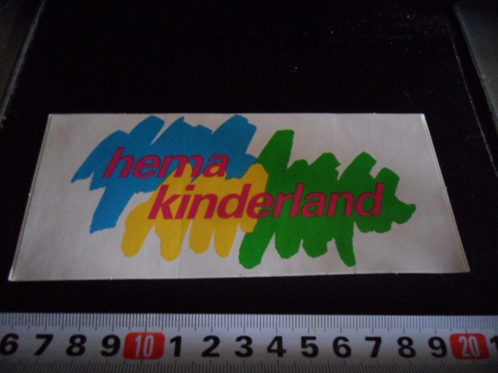 sticker HEMA Kinderland, Verzamelen, Ophalen, Zo goed als nieuw