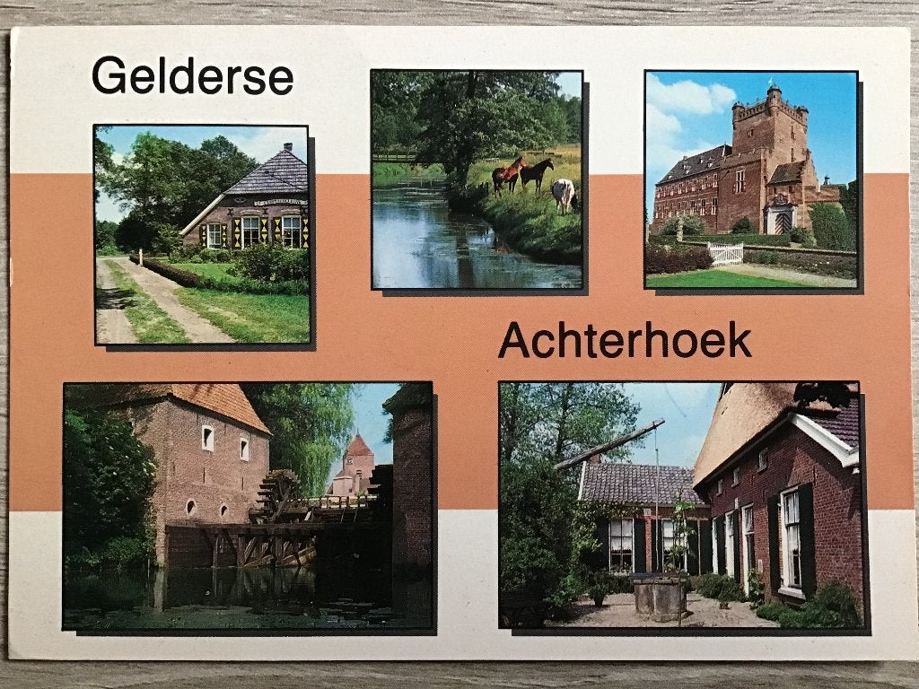 Oude ansichtkaart Winterswijk Gelderse Achterhoek  1976, Ophalen of Verzenden, 1960 tot 1980, Gelopen, Gelderland
