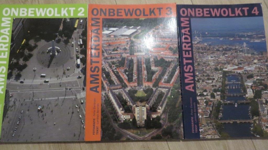3 delen: Amsterdam onbewolkt, 2, 3, 4, Peter Elenbaas foto, Boeken, Ophalen of Verzenden, Zo goed als nieuw