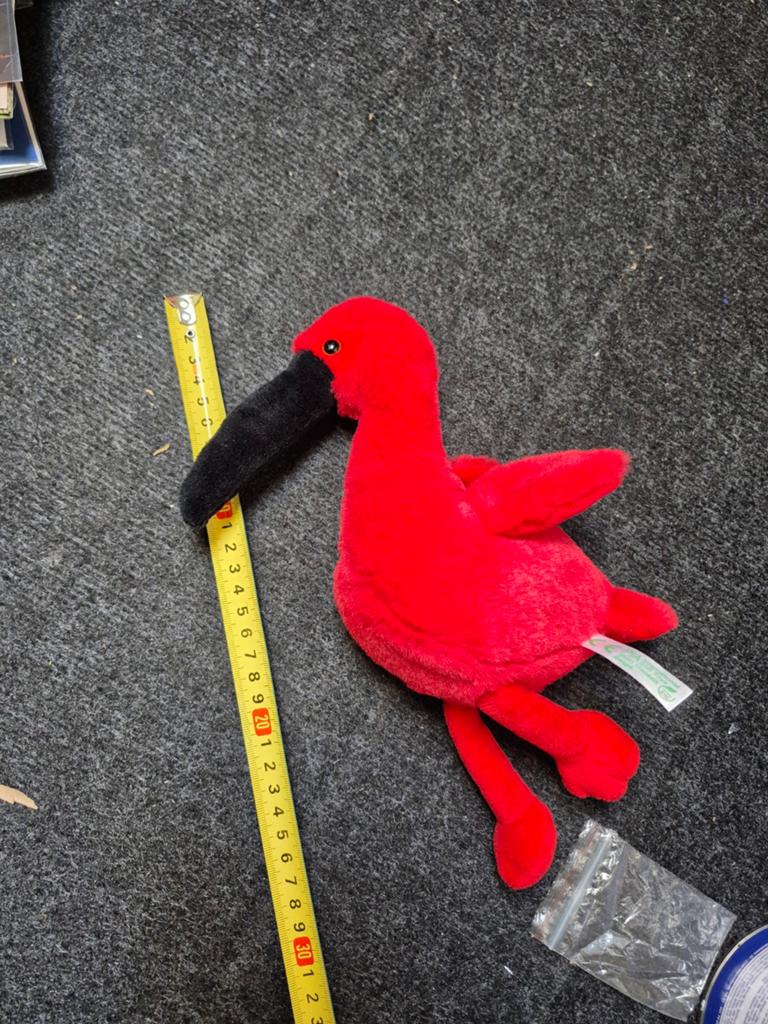 Rode ibis knuffel, Ophalen of Verzenden, Zo goed als nieuw, Overige typen
