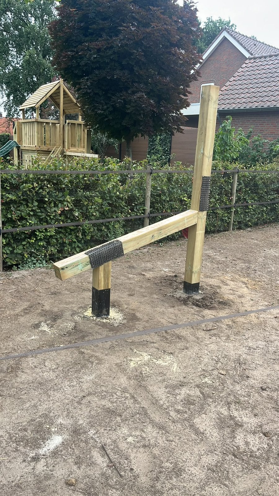 Schuurpaal paard, Dieren en Toebehoren, Ophalen, Nieuw