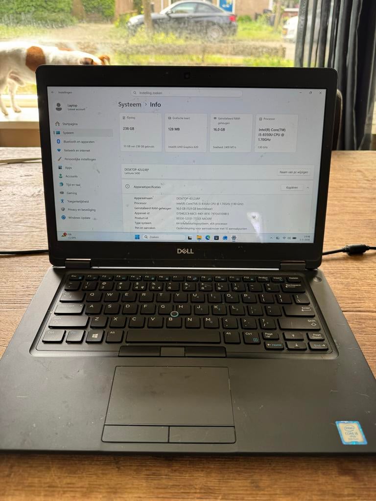 2 snelle Dell Laptops: Latitude 5490 en 5580, Ophalen, 2 tot 3 Ghz, 8 GB, Zo goed als nieuw