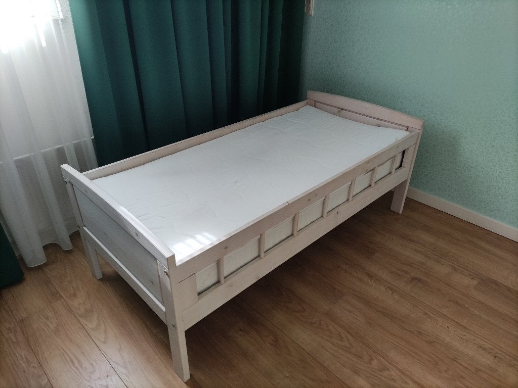 Peuterbed compleet, 70 tot 85 cm, 140 tot 160 cm, Zo goed als nieuw, Ophalen
