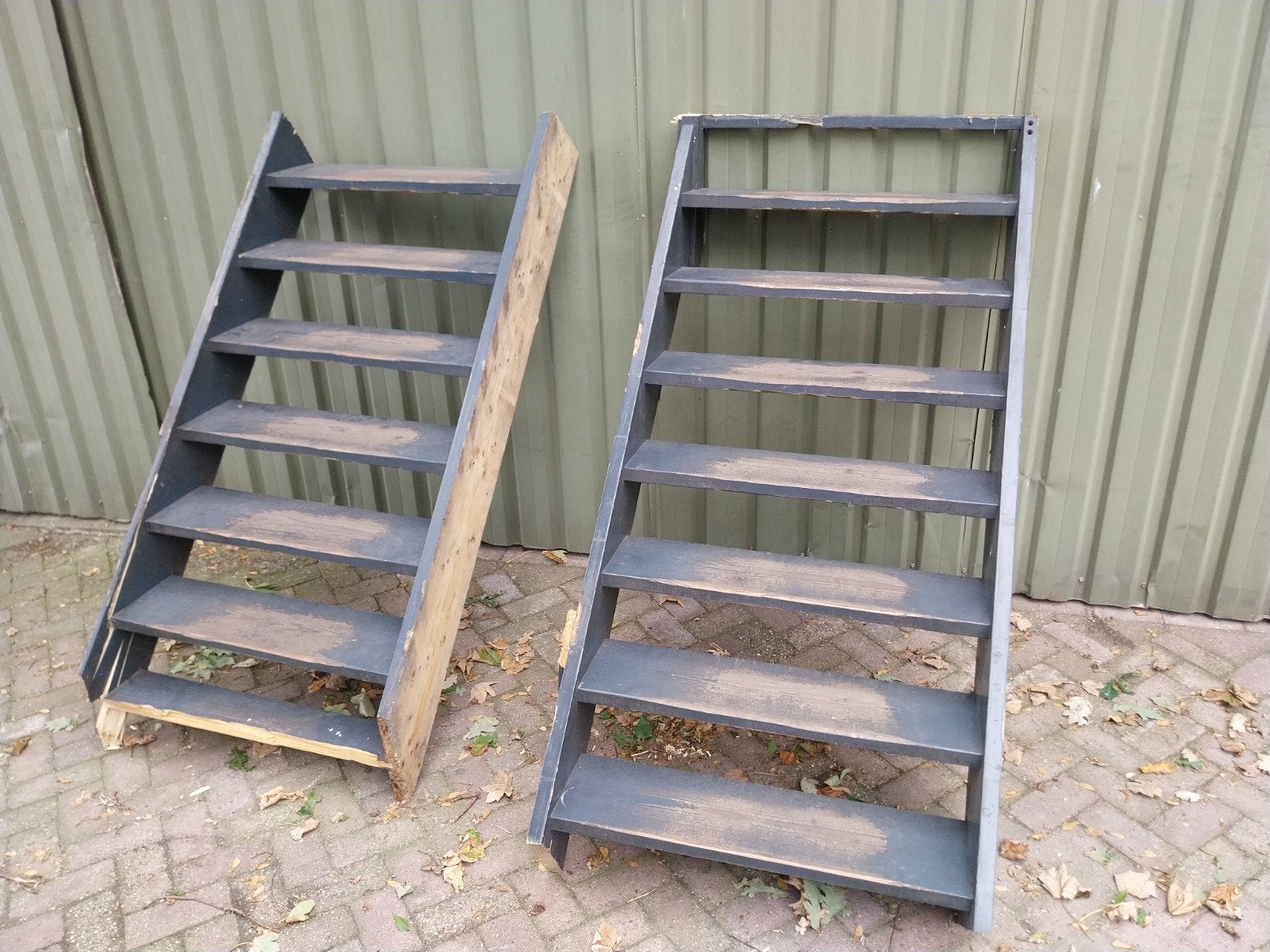 houten trap, Doe-het-zelf en Verbouw, Ladders en Trappen, Ophalen, 2 tot 4 meter