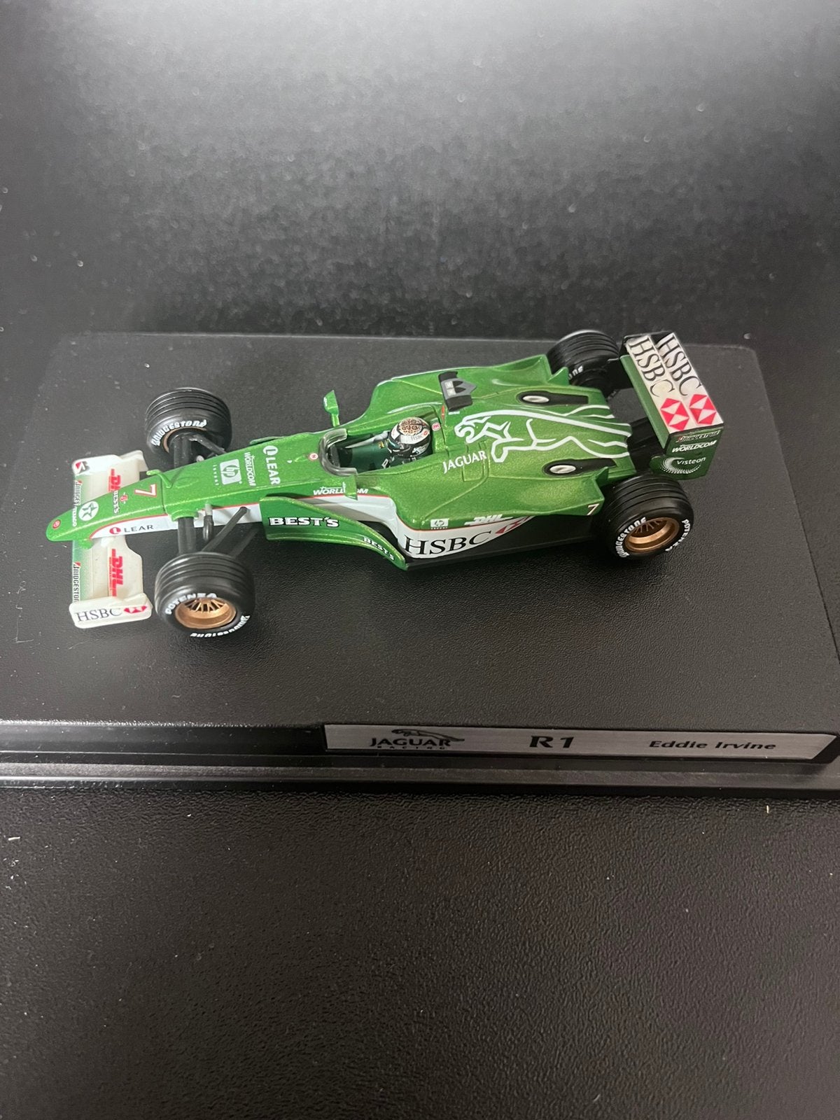 Jaguar F1 auto (Eddie Irvine), Ophalen of Verzenden, Zo goed als nieuw, Auto, Overige merken