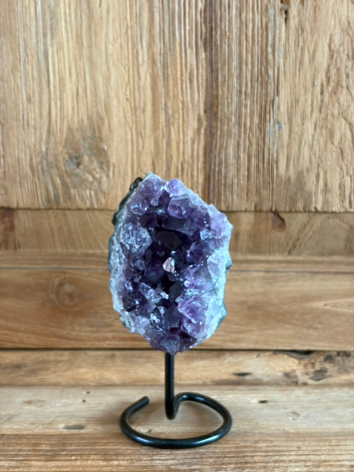 Amethist op voet, Ophalen of Verzenden, Mineraal