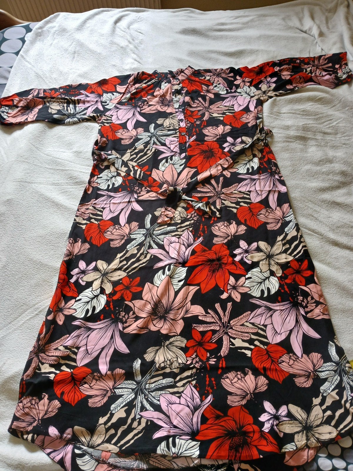 Lange jurk, Kleding | Dames, Jurken, Ophalen of Verzenden, Zo goed als nieuw, Maat 42/44 (L), Onder de knie