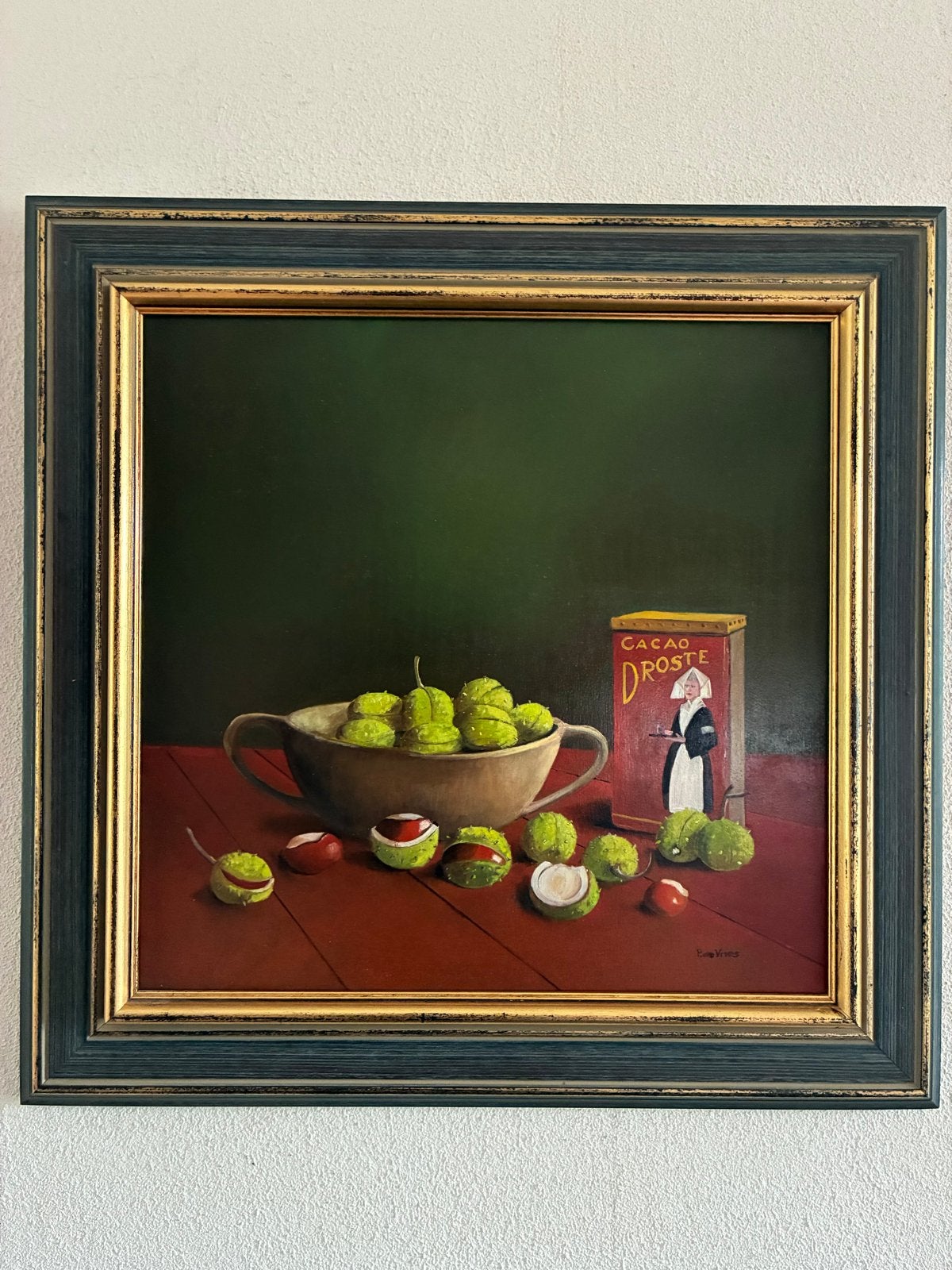 Olieverf op paneel Stilleven Pyt (Piet) de Vries (1932-2003), Ophalen of Verzenden