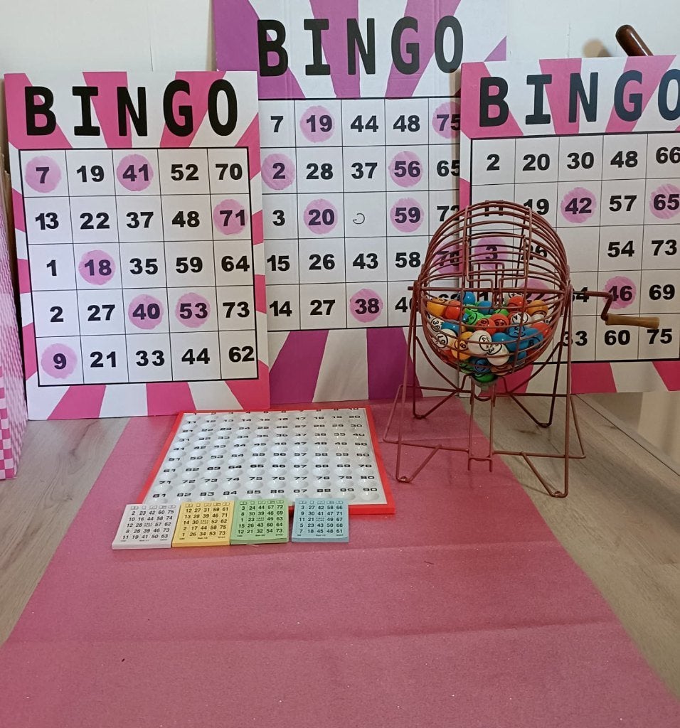 bingomolen bingo verhuur spel BINGO grote bingo molen XL, Hobby en Vrije tijd, Ophalen, Zo goed als nieuw, Overige