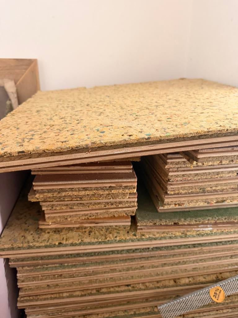 Multiplex platen met isolatie, Doe-het-zelf en Verbouw, Platen en Panelen, Ophalen, Gebruikt, Multiplex, 20 tot 50 mm