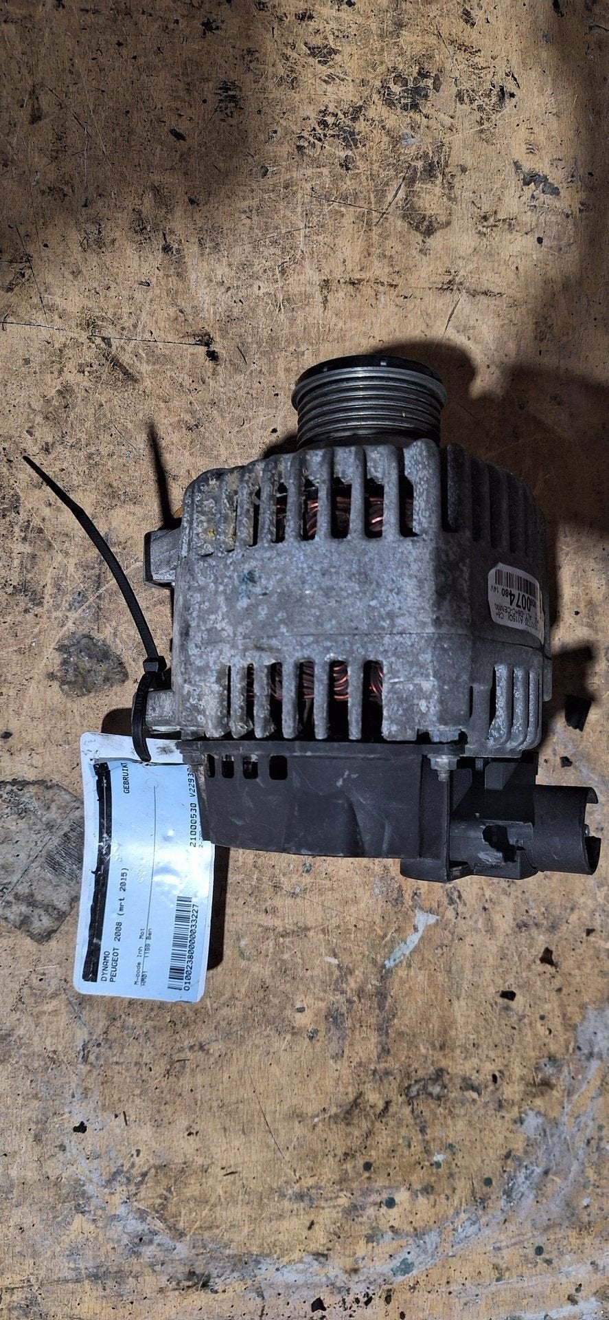 Originele Dynamo Peugeot 2008 208 Citroen C3 1.2 PureTech 98, Gebruikt, -, Ophalen of Verzenden, -