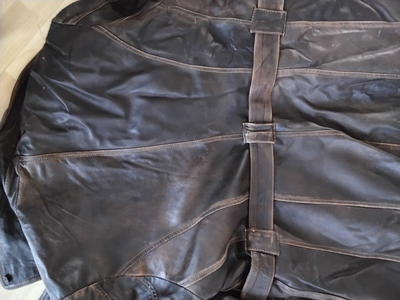 Leren  mantel  arma XL, Bruin, Arma, Maat 46/48 (XL) of groter, Ophalen of Verzenden