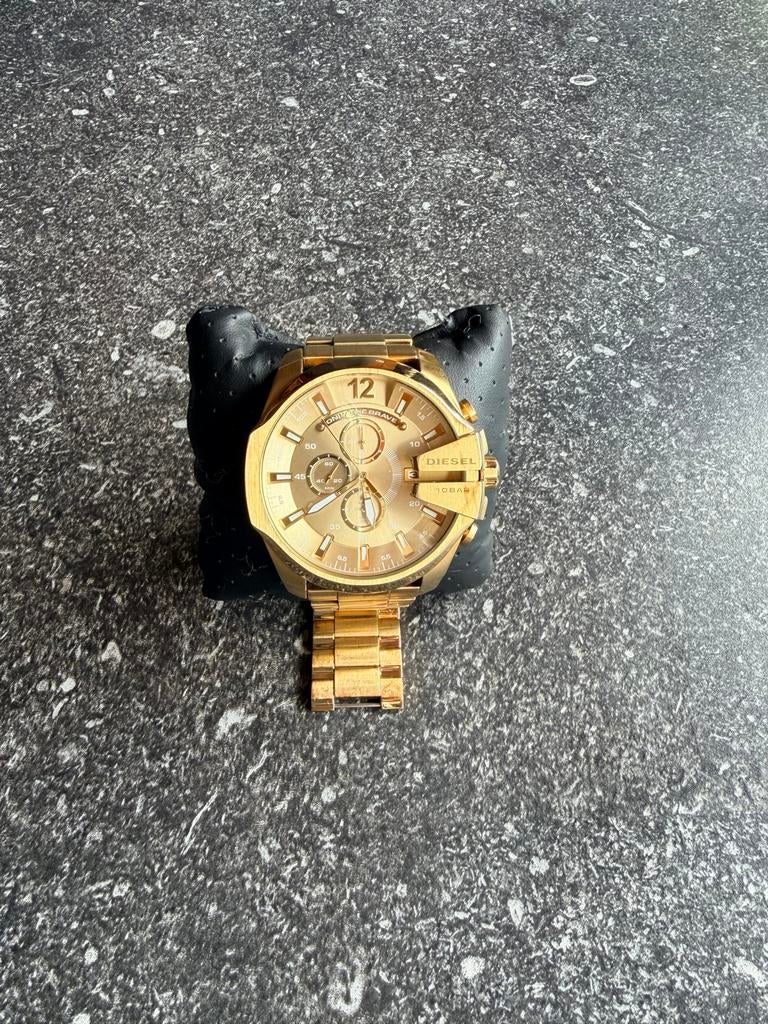 Gouden Diesel horloge - DZ4338 - Herenhorloge, Staal, Polshorloge, Ophalen, Overige merken